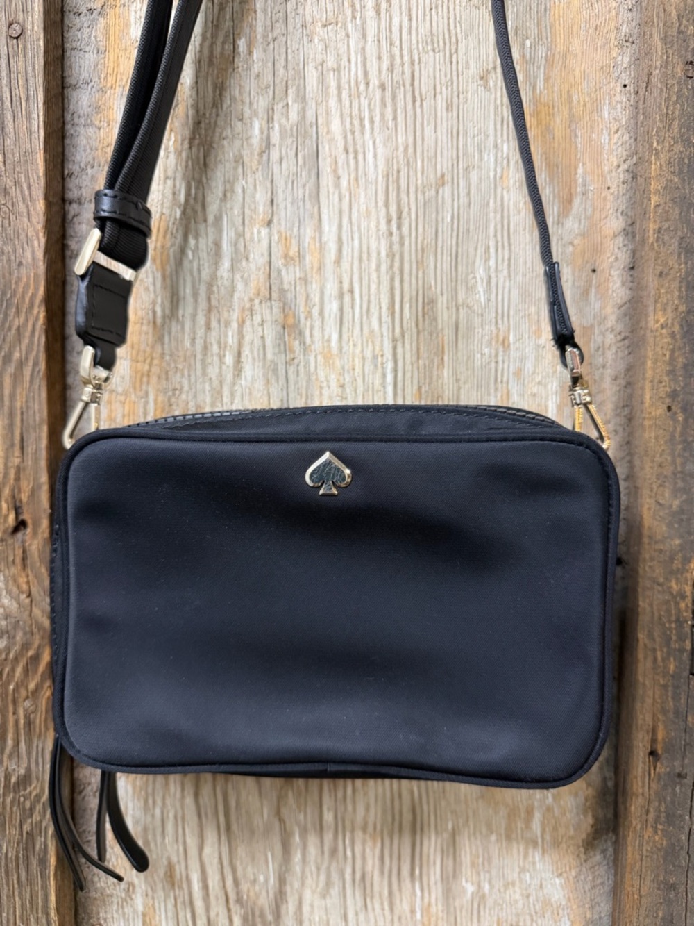 Kate Spade Jae Small Mini Camera Crossbody Shoulder Bag Black